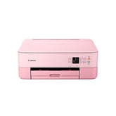 Canon PIXMA TS5352a - Impresora multifunción - Color - Inyección de tinta - 216 x 297 mm (original) - A4/Legal (soportes) - hasta 13 ppm (impresión) - 200 hojas - USB 2.0, Wi-Fi(n) - rosa