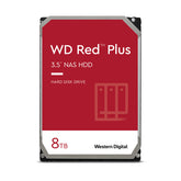 WD Red Plus WD80EFZZ - Disco rígido - 8 TB - interna - 3.5" - SATA 6Gb/s - 5640 rpm - buffer: 128 MB