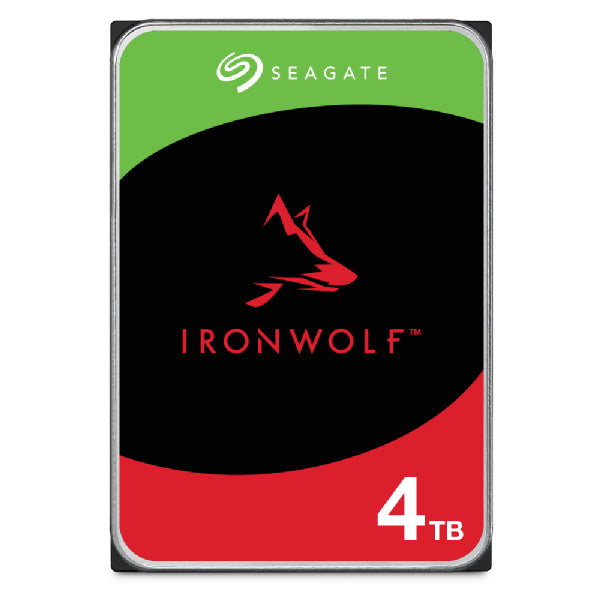 Seagate IronWolf ST4000VN006 - Disco rígido - 4 TB - interna - SATA 6Gb/s - 5400 rpm - buffer: 256 MB - com 3 anos de Recuperação de dados Seagate Rescue