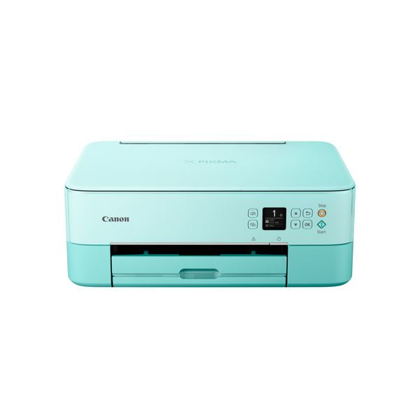 Canon PIXMA TS5353a - Impressora multi-funções - a cores - jacto de tinta - 216 x 297 mm (original) - A4/Legal (media) - até 13 ppm (impressão) - 200 folhas - USB 2.0, Wi-Fi(n) - verde