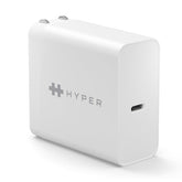 HyperJuice - Adaptador de corriente - AC 100-240 V - 65 Watt - conectores de salida: 1 - Europa - blanco