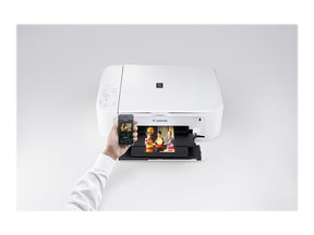 Canon PIXMA MG3550 - Impresora multifunción - Color - Inyección de tinta - 216 x 297 mm (original) - A4/Legal (soportes) - hasta 9,9 ipm (impresión) - 100 hojas - USB 2.0, Wi-Fi(n) - blanco (8331B025AA ?CF)