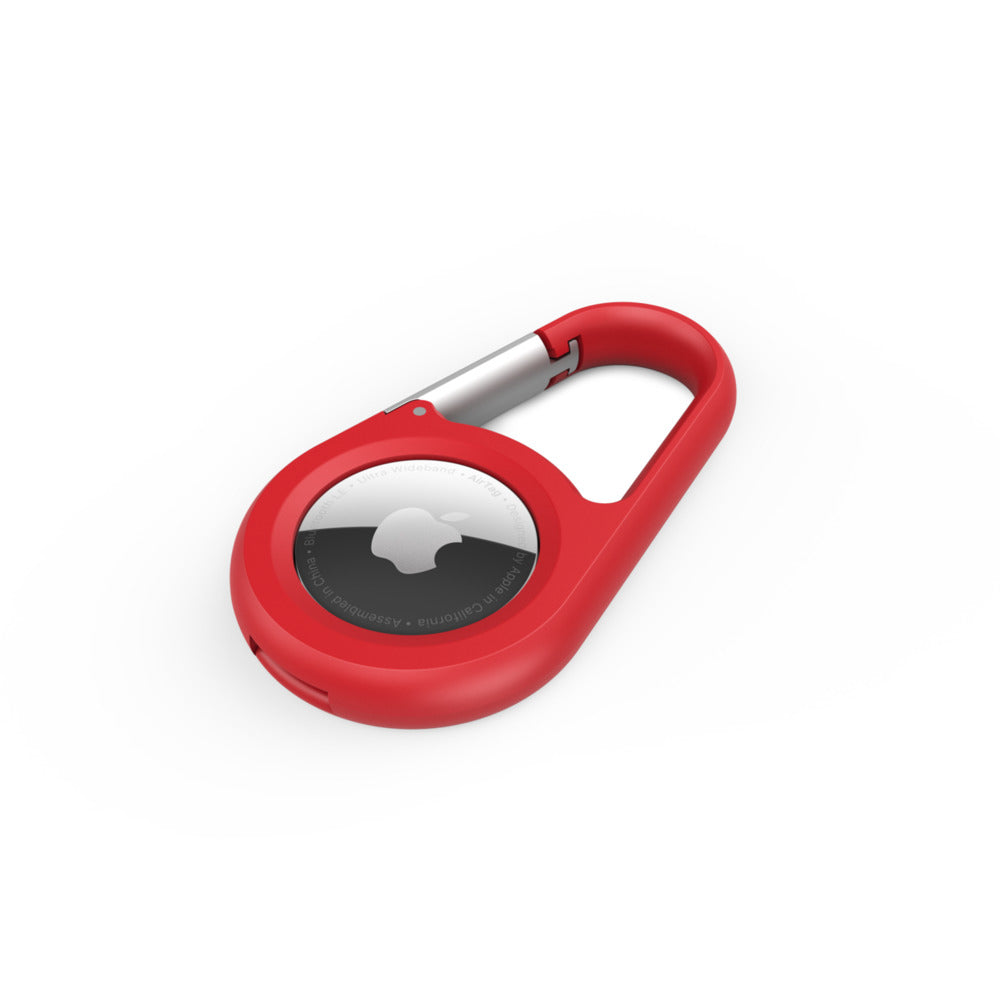 Belkin Secure Holder with Carabiner - Airtag Pouch - Red - for Apple AirTag