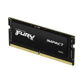 Kingston FURY Impact - DDR5 - módulo - 8 GB - SO DIMM de 262 pines - 4800 MHz / PC5-38400 - CL38 - 1.1 V - sin búfer - ECC integrado