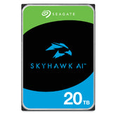 Seagate SkyHawk AI ST20000VE002 - Disco duro - 20 TB - interno - 3,5" - SATA 6Gb/s - búfer: 256 MB - con 3 años Seagate Rescue Data Recovery