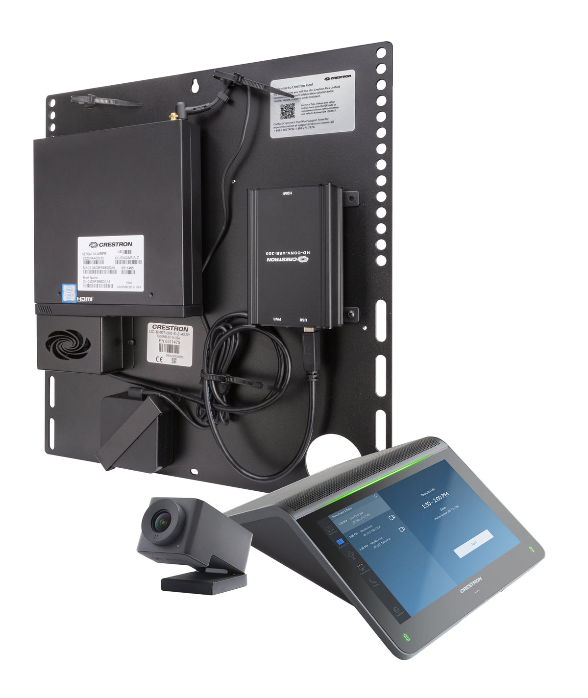 Crestron Flex UC-MM30-ZI - Kit de videoconferencia - Negro