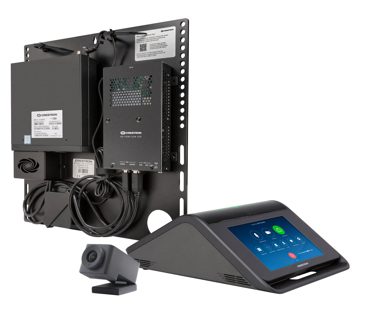 Crestron Flex UC-MX50-Z - Para salas medianas en Microsoft Zoom - Suite de videoconferencia - Negro