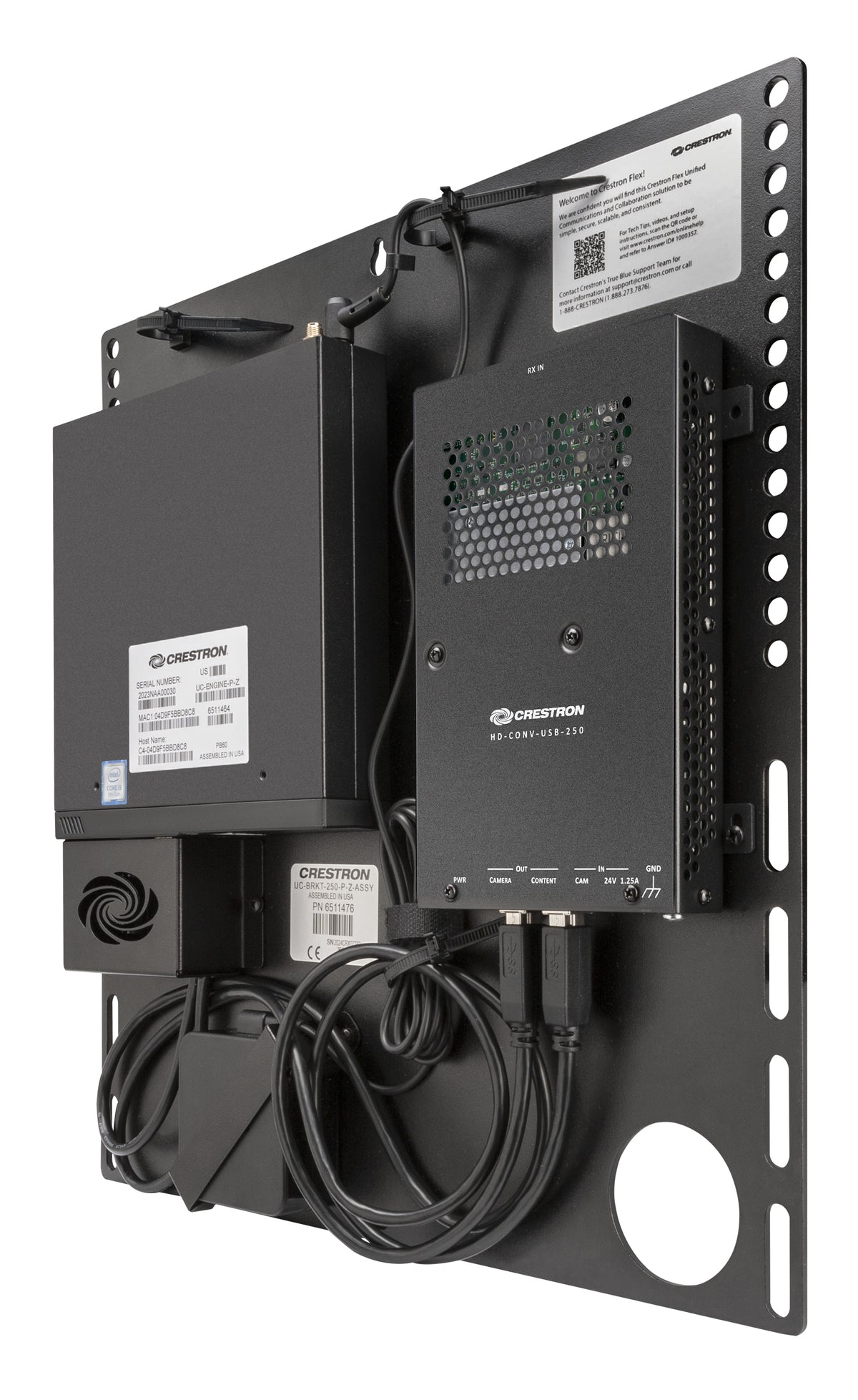Crestron Flex UC-MX50-Z-UPGRD - Para salas médias no Microsoft Zoom - dispositivo de vídeo conferência - preto