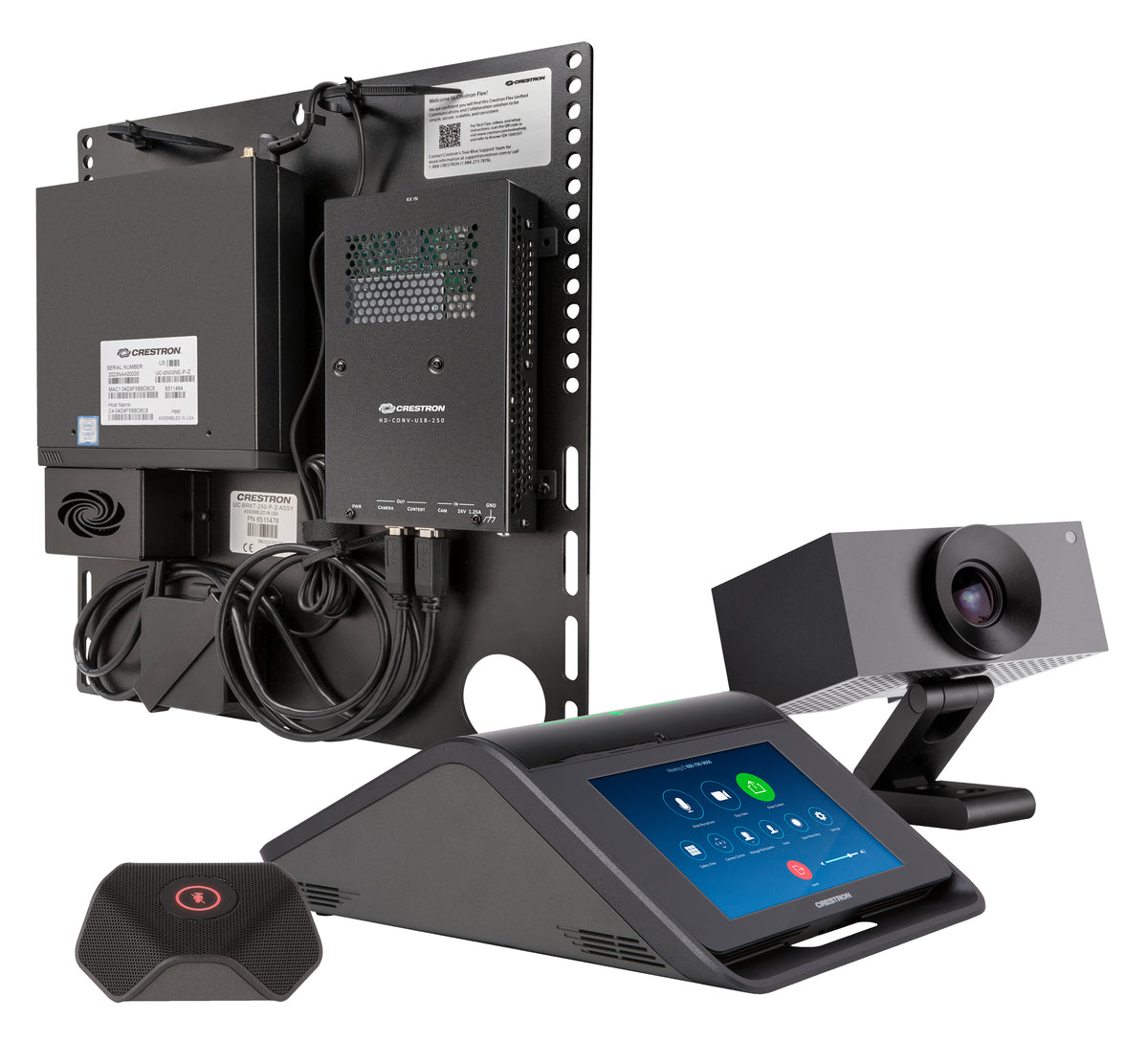 Crestron Flex UC-MX70-Z - Paquete de videoconferencia - Negro