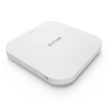 Linksys LAPAX3600C - Wireless Access Point - Wi-Fi 6 - 2.4GHz, 5GHz - AC 12V - Cloud Managed - Wall/Ceiling Mountable - TAA Compatible