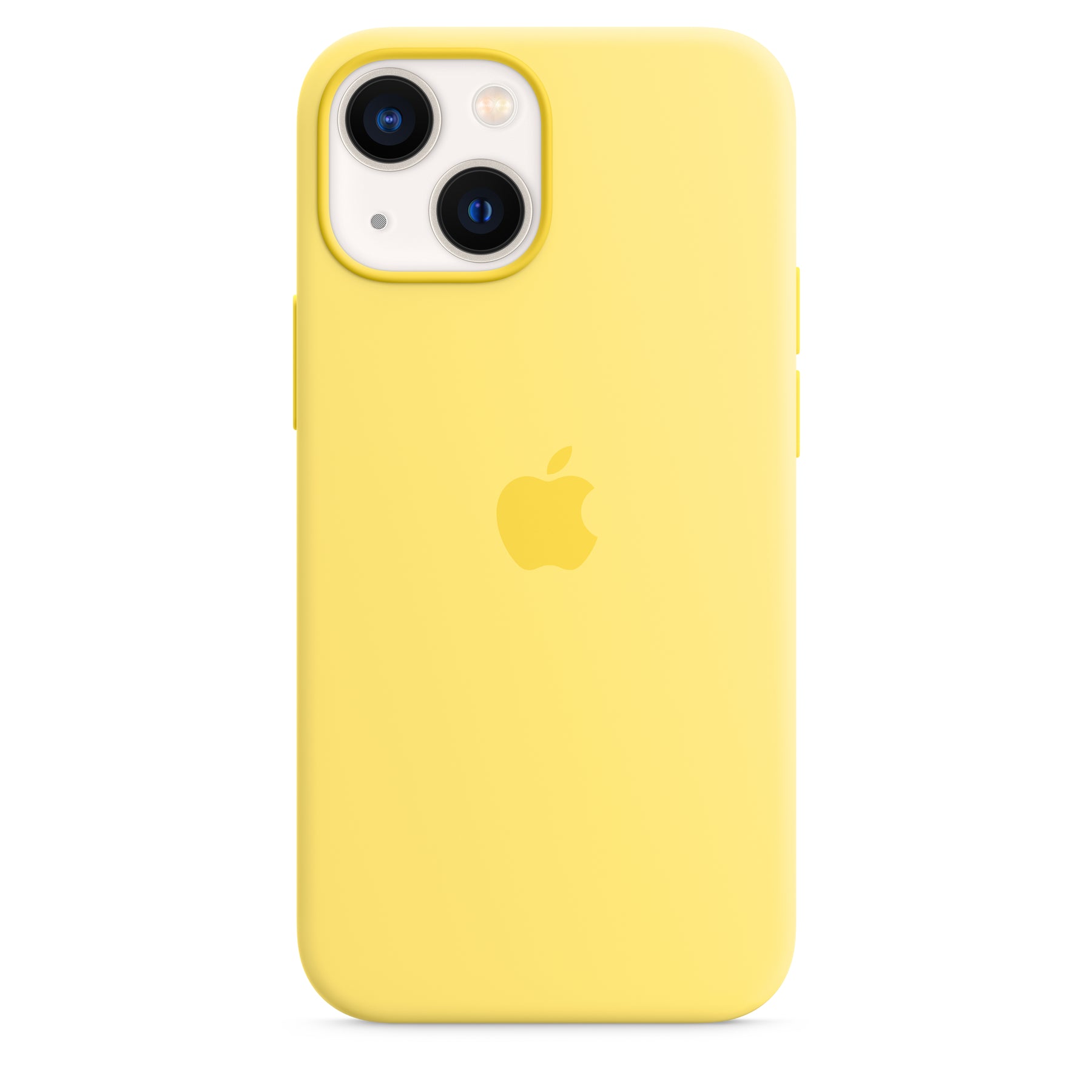 APPLE CASE IPHONE 13 MINI SILICONE 5.4 CASE WITH MAGSAFE - LEMON ZEST