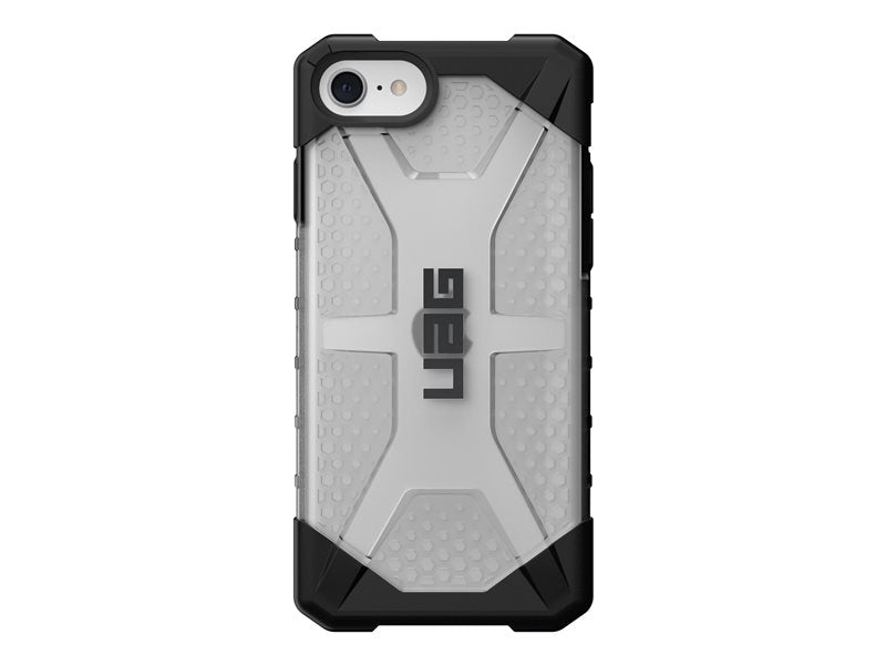 UAG Rugged Case for Apple iPhone SE (2022) [4.7-in] - Plasma Ice - Tampa posterior para telemóvel - policarbonato, poliuretano termoplástico (TPU) - gelo - 4.7" - para Apple iPhone 7, 8, SE (2ª geração), SE (3rd generation)