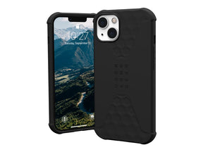 UAG Rugged Case for iPhone 13 5G [6.1-inch] - Standard Issue Black - Phone Back Cover - Liquid Silicone - Black - for Apple iPhone 13