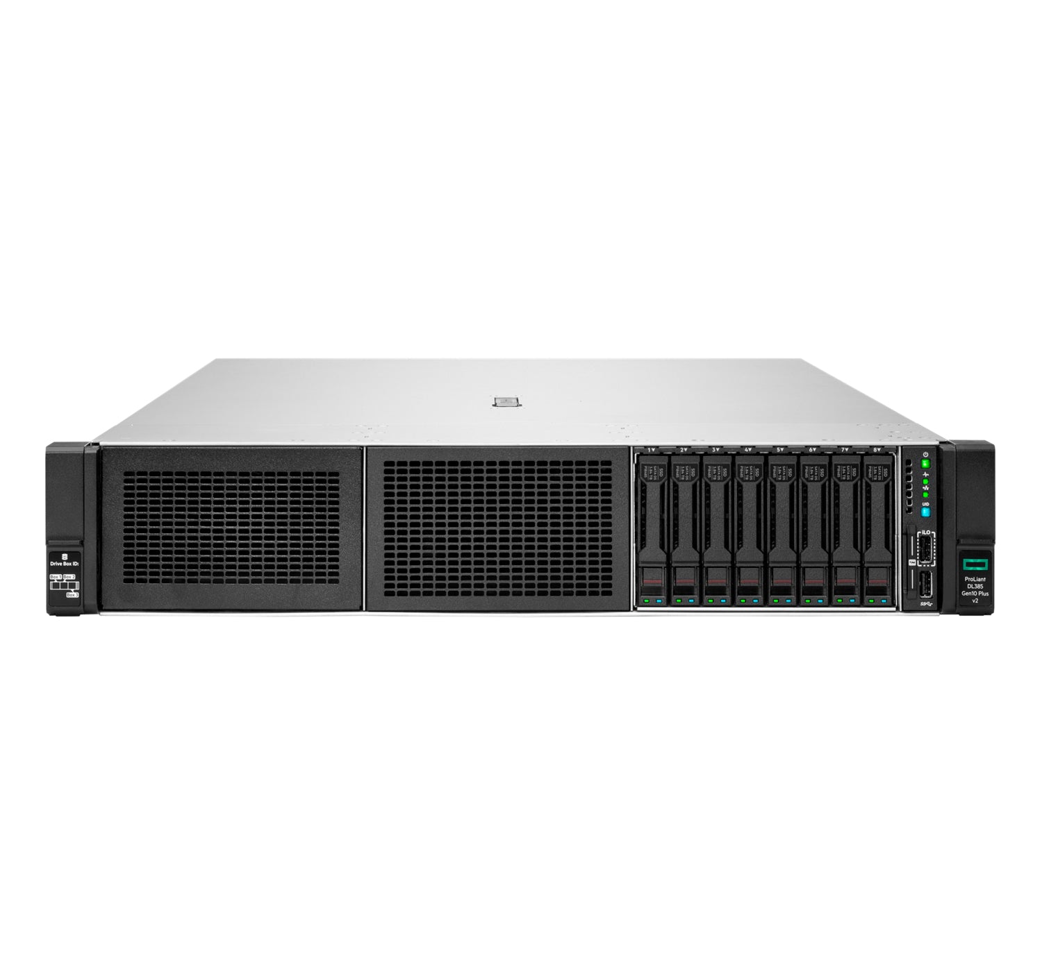 HPE ProLiant DL385 Gen10 Plus V2 Entry - Servidor - montável em bastidor - 2U - 2-way - 1 x EPYC 7313 / 3 GHz - RAM 32 GB - SATA/SAS/NVMe - hot-swap (permuta) 2.5" compartimento(s) - sem HDD - 10 GigE - monitor: nenhum