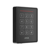 Axis A4120-E - RFID keypad/proximity reader - 1 gang - with cable - serial RS-485 - black, NCS S 9000-N