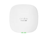 HPE Aruba Instant ON AP25 (RW) - Wireless Access Point - Bluetooth LE - Wi-Fi 6, Bluetooth - 2.4GHz, 5GHz - Cloud managed - BTO - wall/ceiling mountable