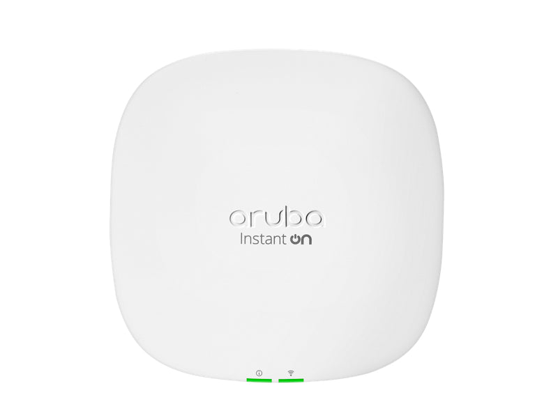 HPE Aruba Instant ON AP25 (RW) - Ponto de acesso sem fios - Bluetooth LE - Wi-Fi 6, Bluetooth - 2.4 GHz, 5 GHz - gerido através da cloud - BTO - montável em parede / teto