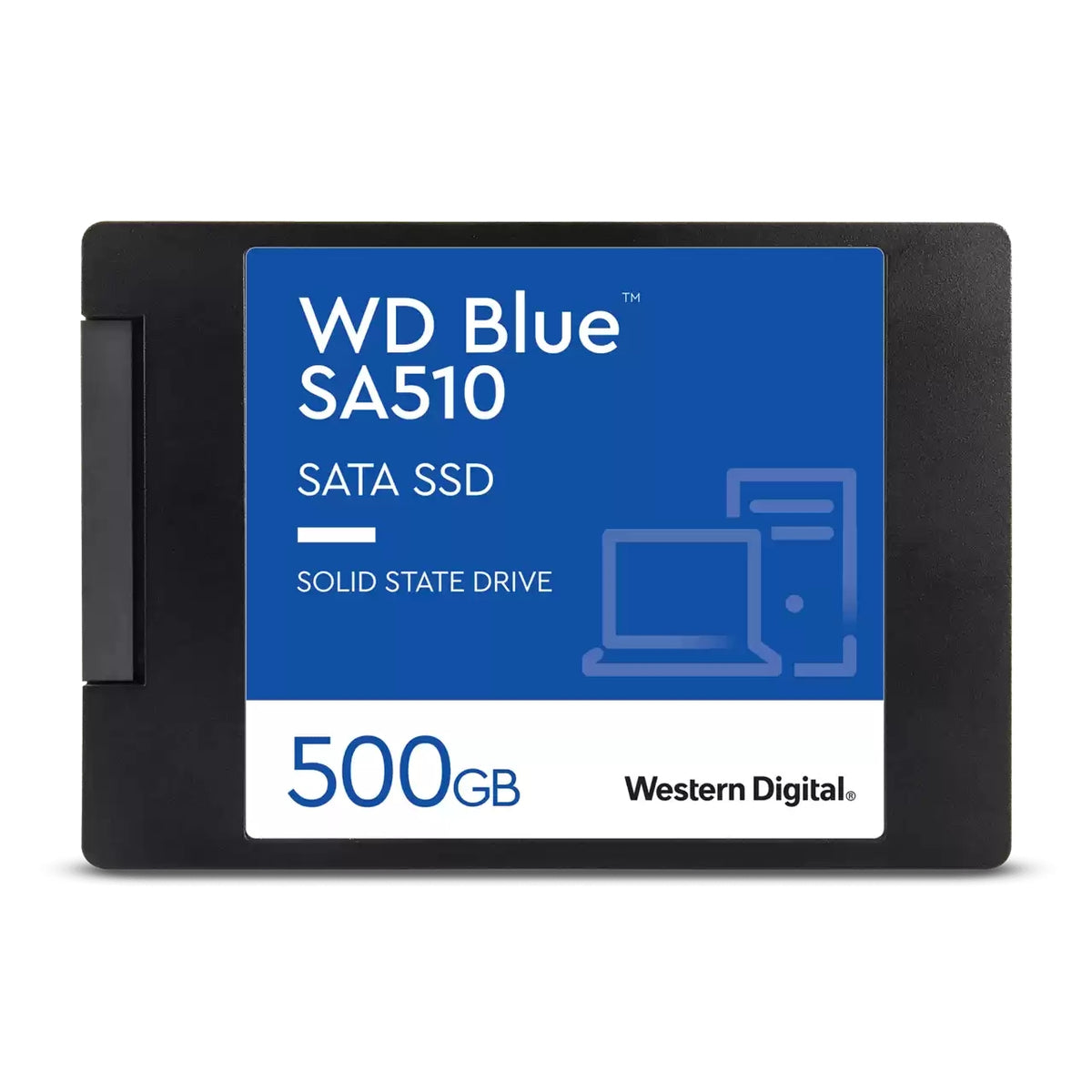 WD Blue SA510 WDS500G3B0A - SSD - 500 GB - interna - 2.5" - SATA 6Gb/s - azul