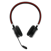 Jabra Evolve 65 SE UC Stereo - Headphones - on ear - bluetooth - wireless - USB - Optimized for UC - for Jabra Evolve, LINK 380a MS