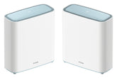 D-Link EAGLE PRO AI M32-2 - Sistema wifi (2 routers) - hasta 510 m2 - red - GigE - 802.11a/b/g/n/ac/ax - Banda dual