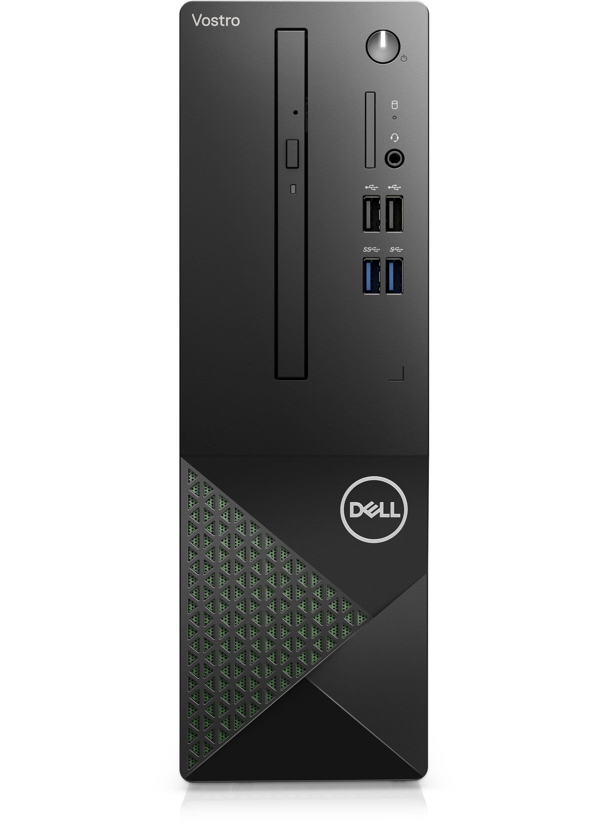 Dell Vostro 3710 - SFF - Core i3 12100 / 3.3 GHz - RAM 8 GB - SSD 256 GB - NVMe - DVD Burner - UHD Graphics 730 - GigE - WLAN: Bluetooth, 802.11a/b/g/n/ac - Win 10 Pro (includes Windows 11 Pro License) - monitor: none - black - BTS - with 1 Year Del