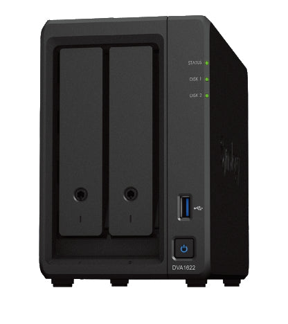 Synology Deep Learning NVR DVA1622 - NVR - 16 canais - Em rede