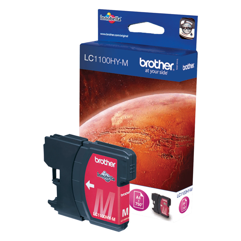 Brother LC1100HYM - Alto rendimiento - magenta - original - cartucho de tinta - para Brother DCP-6690CW, MFC-5890CN, MFC-5895CW, MFC-6490CW, MFC-6890CDW, Justio MFC-5890CN