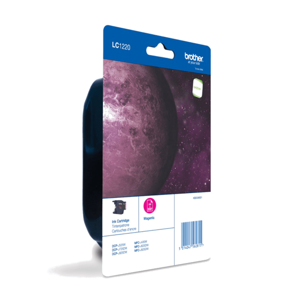 Brother LC1220MBP - Magenta - Original - Blíster - Cartucho de tinta - para Brother DCP-J525, DCP-J725, DCP-J925, MFC-J430, MFC-J625, MFC-J825, MyMio MFC-J825