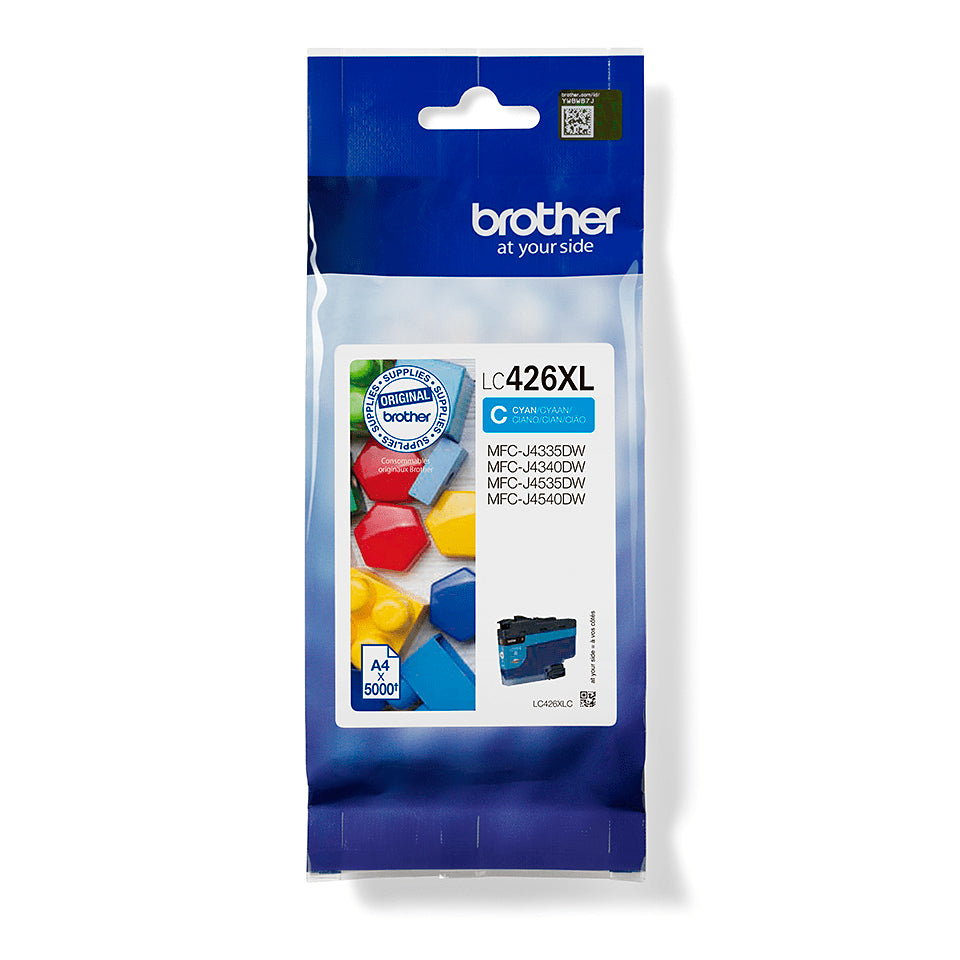 Brother LC426XLC - Alto rendimiento - azul cian - original - cartucho de tinta - para Brother MFC-J4335DWXL, MFC-J4340DW