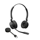 Jabra Engage 55 Stereo - Headphones - In Ear - DECT - Wireless - Optimized for Microsoft Teams