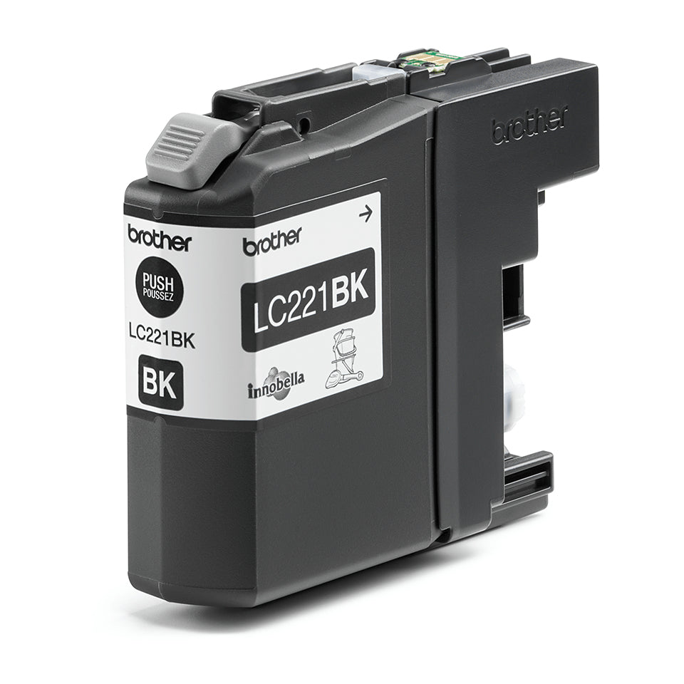 Brother LC221BK - Negro - Original - Cartucho de tinta - para Brother DCP-J562DW, MFC-J480DW, MFC-J680DW, MFC-J880DW