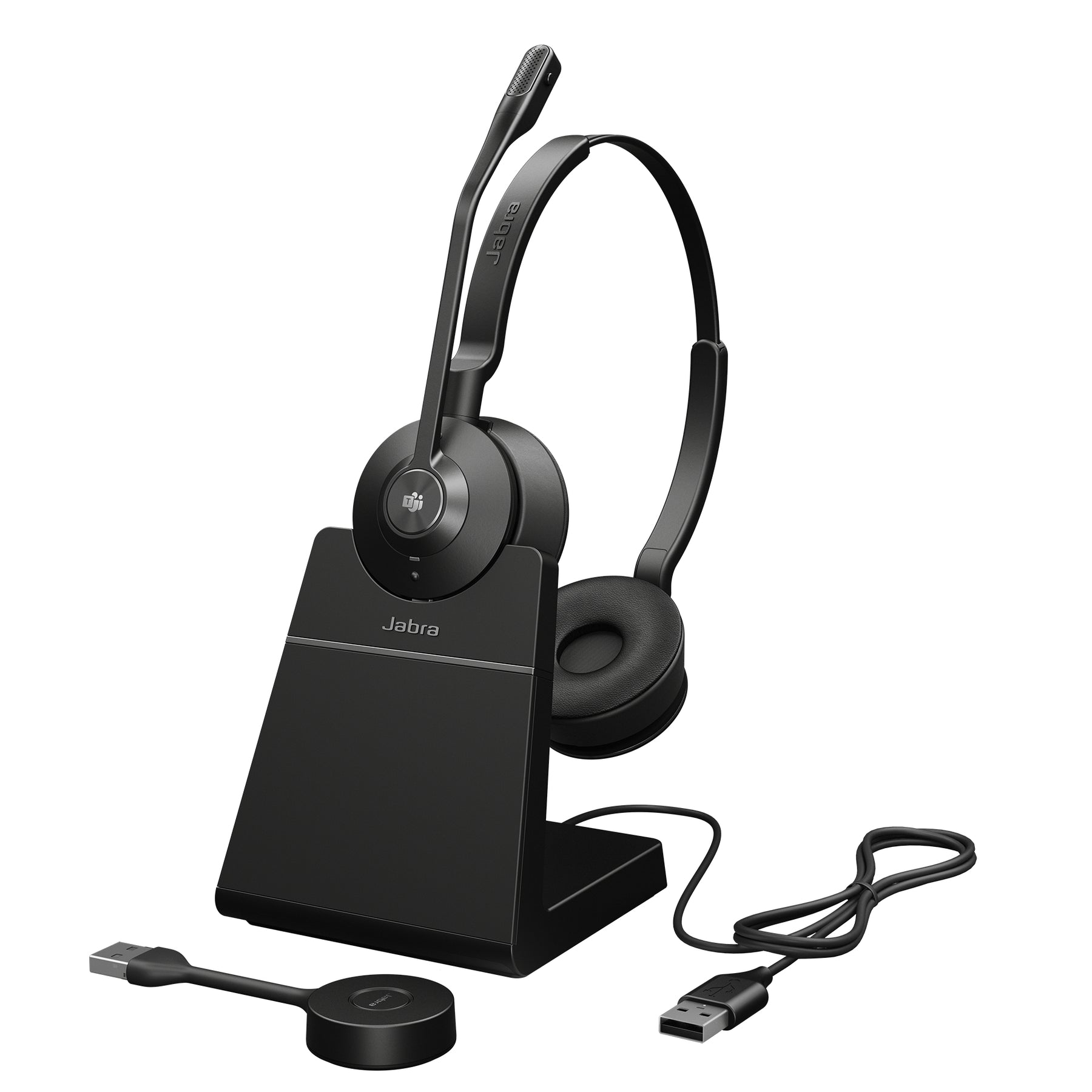 Jabra Engage 55 Stereo - Headphones - In Ear - DECT - Wireless - Certified for Microsoft Teams