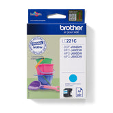 Brother LC221C - Azul cian - Original - Cartucho de tinta - para Brother DCP-J562DW, MFC-J480DW, MFC-J680DW, MFC-J880DW