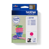 Brother LC221M - Magenta - Original - Cartucho de tinta - para Brother DCP-J562DW, MFC-J480DW, MFC-J680DW, MFC-J880DW