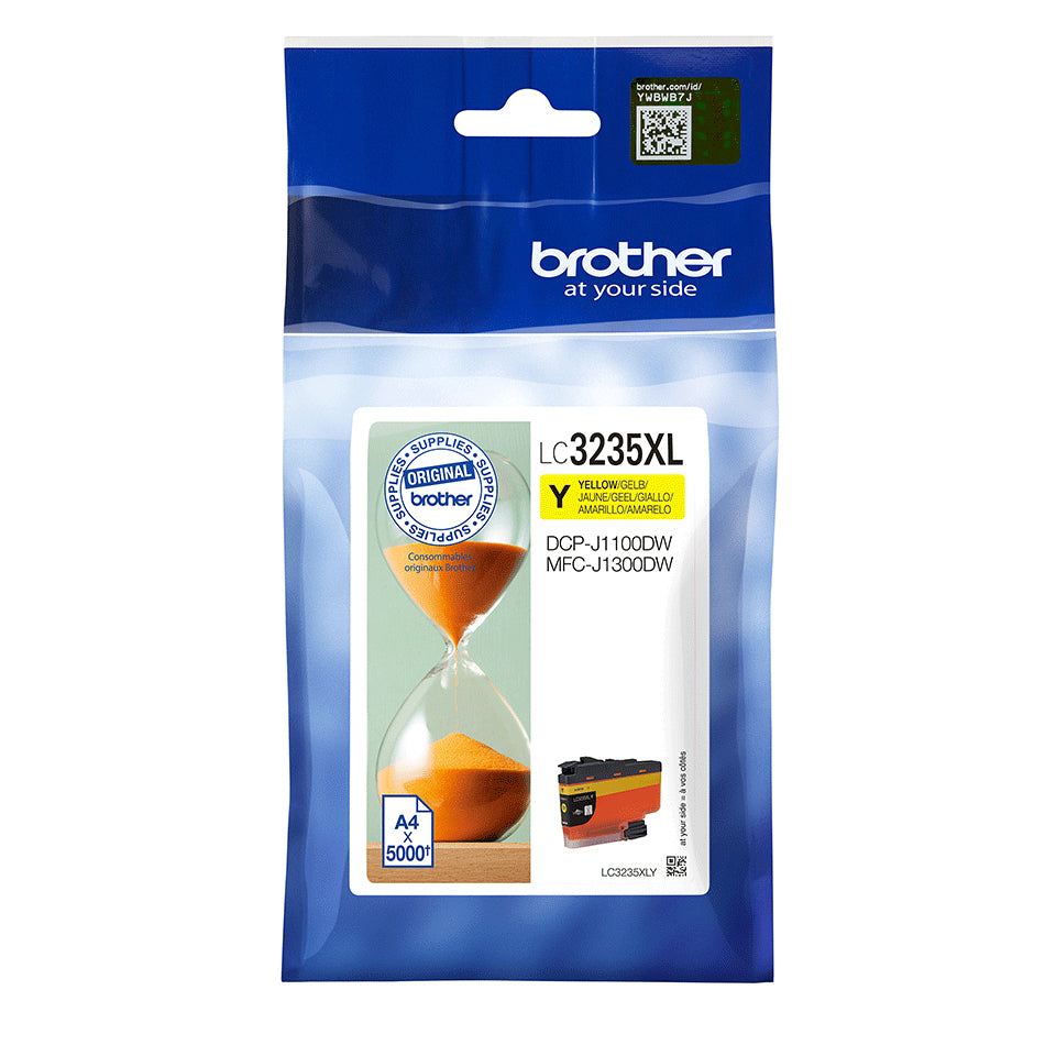 Brother LC3235XLY - High Yield - amarillo - original - cartucho de tinta - para Brother DCP-J1100DW, MFC-J1300DW