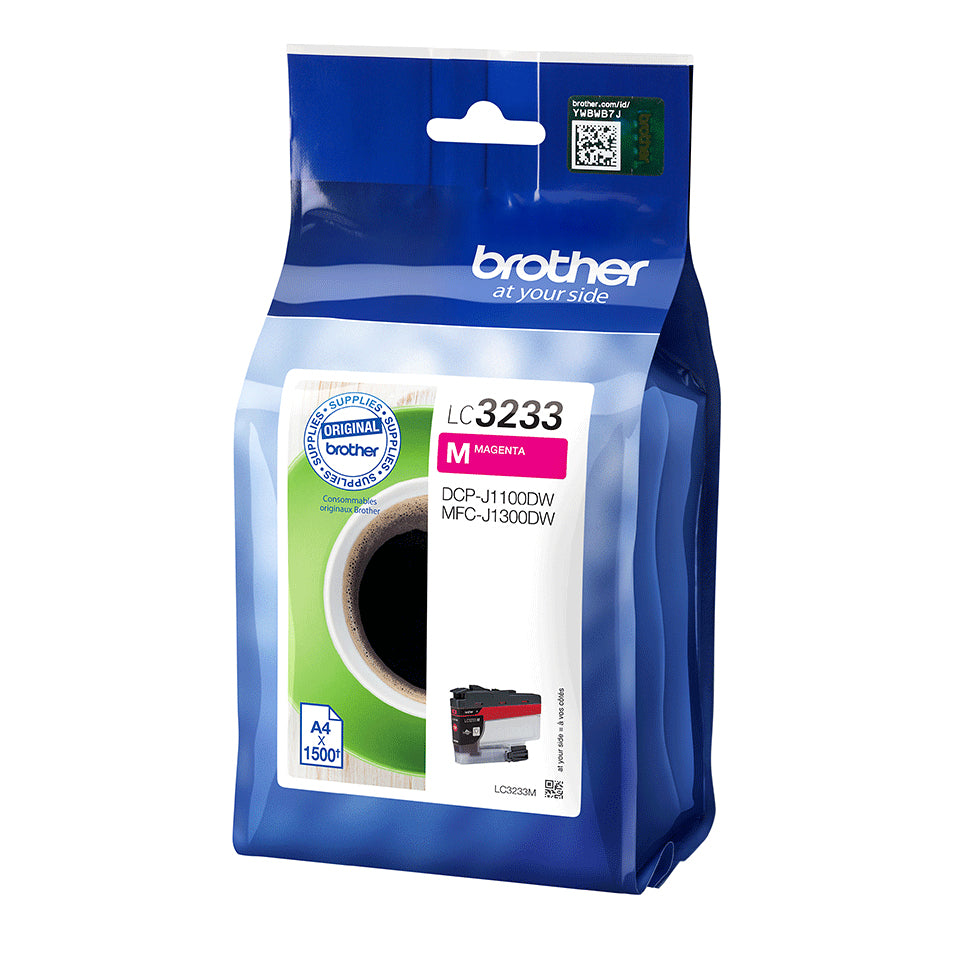 Brother LC3233M - High Yield - magenta - original - ink cartridge - for Brother DCP-J1100DW, MFC-J1300DW