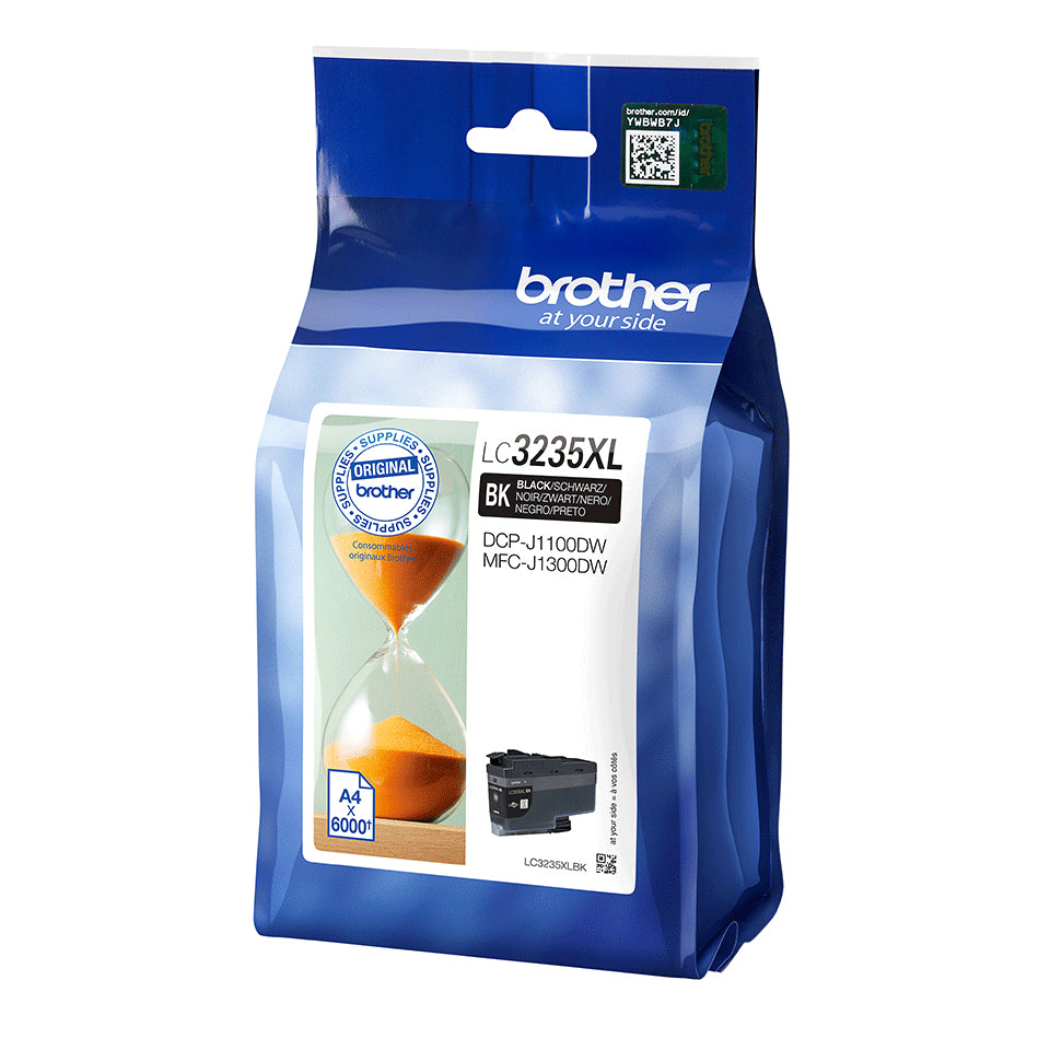 Brother LC3235XLBK - High Yield - black - original - ink cartridge - for Brother DCP-J1100DW, MFC-J1300DW