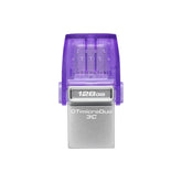 Kingston DataTraveler microDuo 3C - Unidad flash USB - 128GB - USB 3.2 Gen 1 / USB-C