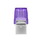 Kingston DataTraveler microDuo 3C - USB Flash Drive - 64 GB - USB 3.2 Gen 1 / USB-C