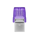 Kingston DataTraveler microDuo 3C - Drive flash USB - 256 GB - USB 3.2 Gen 1 / USB-C