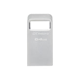 Kingston DataTraveler Micro - Unidad flash USB - 64 GB - USB 3.2 Gen 1