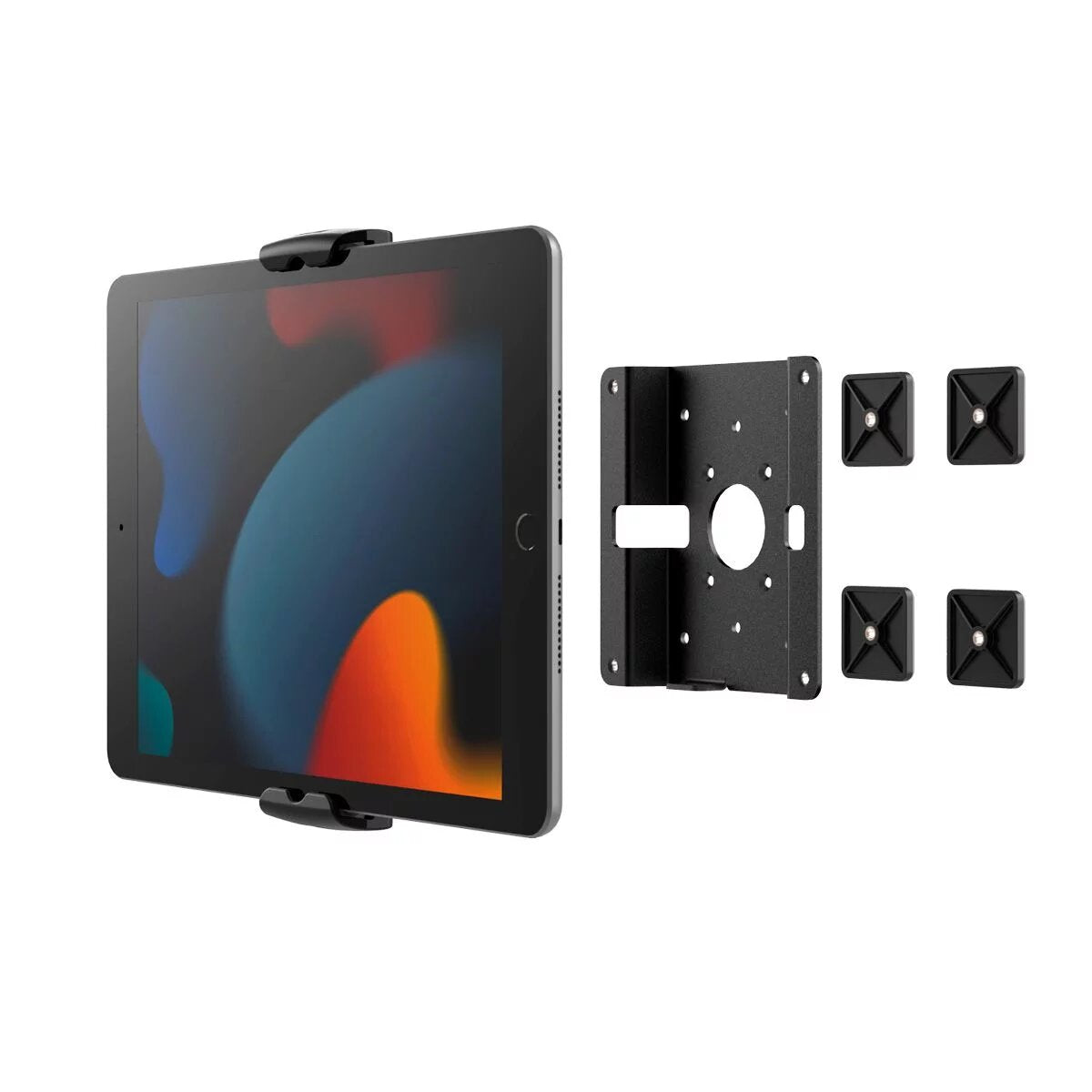 Compulocks Universal iPad/Tablet Cling Glass Mount - Kit de montaje (Cling Bracket) - para tablet - universal - negro - tamaño de pantalla: 7"-13" - montado en vidrio