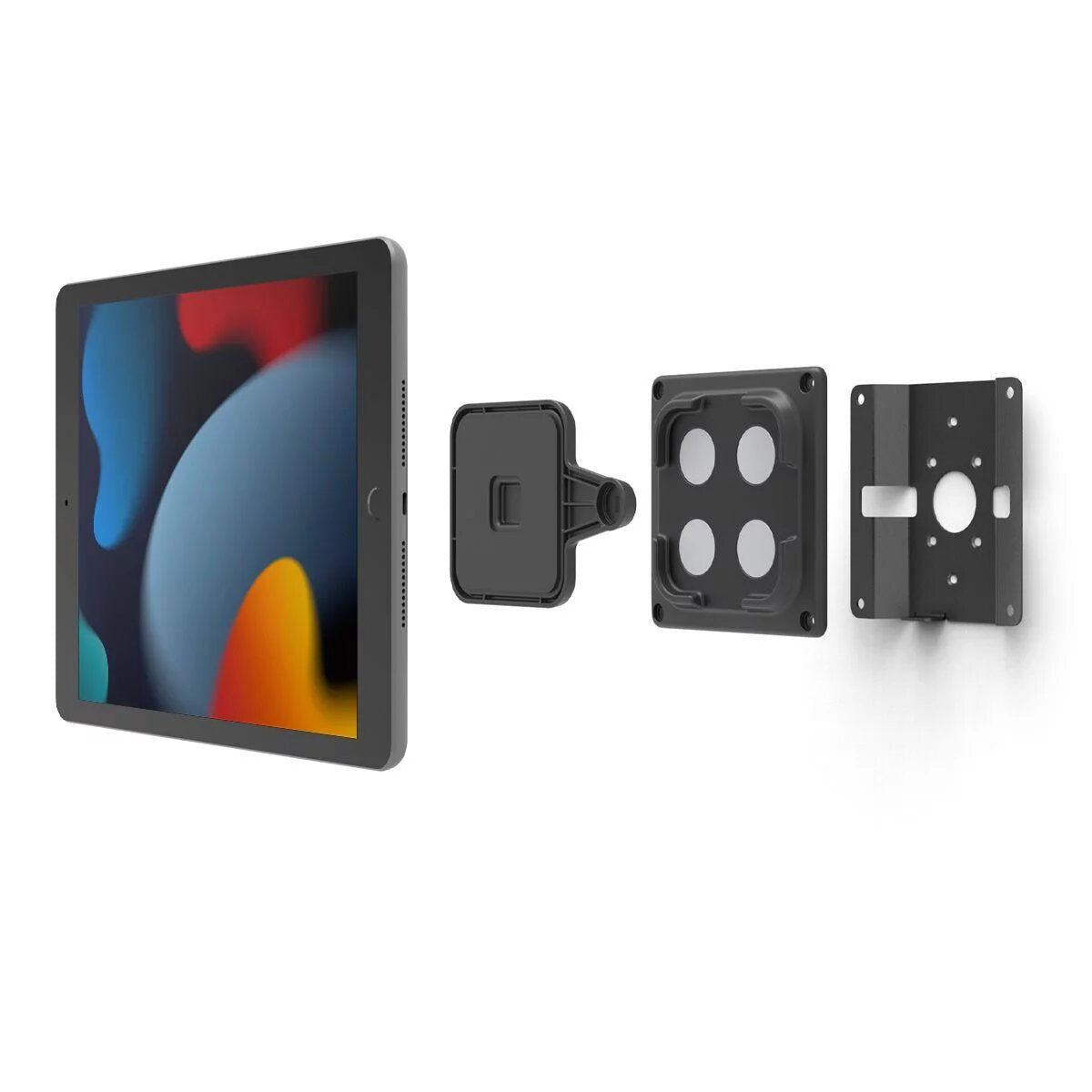 Compulocks Universal iPad/Tablet Magnetic Glass Mount - Kit de montagem (montagem magnética) - para tablet - magnetix - preto - interface de montagem: 100 x 100 mm - montado em vidro