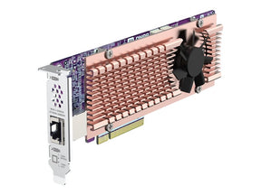 QNAP QM2-2P410G1T - Controlador de memoria con puerto 10GBASE-T - M.2 - PCIe 4.0 x4 (NVMe) - Perfil bajo - PCIe 4.0 x8 - para QNAP TDS-h2489FU-4309Y-64, h2489FU-4314, h2489FU-4314 - 128, h2489FU-4314-256, televisores-h1288