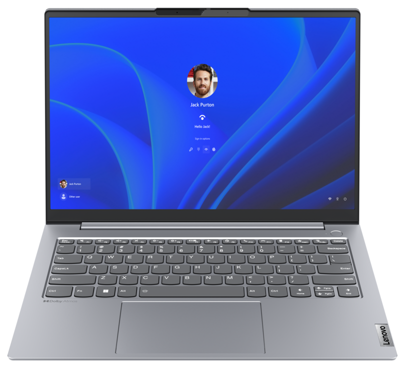 Lenovo ThinkBook 14 G4+ IAP 21CX - Intel Core i7 1255U / 1.7GHz - Win 11 Pro - Iris Xe Graphics - 16 GB RAM - 512 GB NVMe SSD - 14" IPS 1920 x 1200 - Wi-Fi 6 - Two-Tone Arctic Gray - kbd: Portuguese