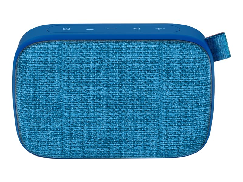 Energy Fabric Box 1+ Pocket - Altavoz - para uso portátil - inalámbrico - Bluetooth - 3 Watt - blueberry