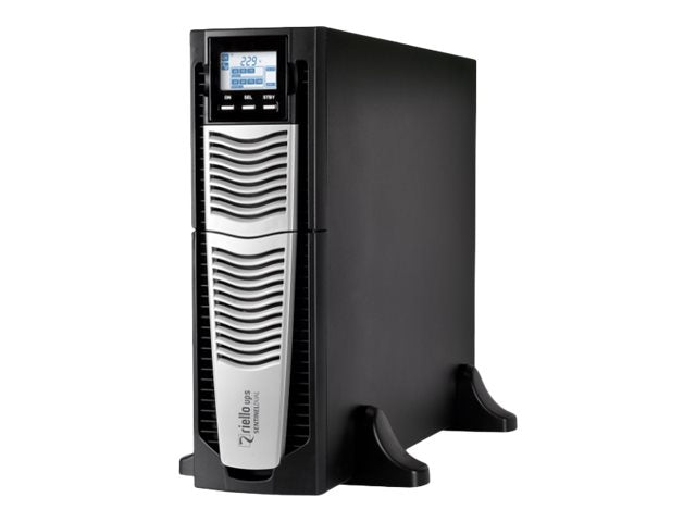 Riello UPS Sentinel Dual SDU 5000 - UPS (montable en rack / externo) - AC 220/230/240 V - 5000 Watt - 5000 VA - 1 fase - RS-232, USB - conectores de salida: 10 - 3U - 19" - negro, RAL 9005 (SDU 5000)