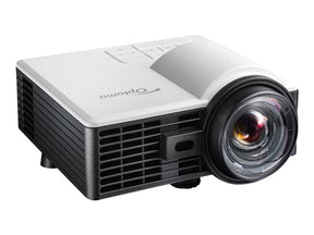 Optoma ML1050ST+ - Projector DLP - RGB LED - 3D - 1000 lumens - WXGA (1280 x 800) - 16:10 - 720p - lentes fixas de projeção de curta distância