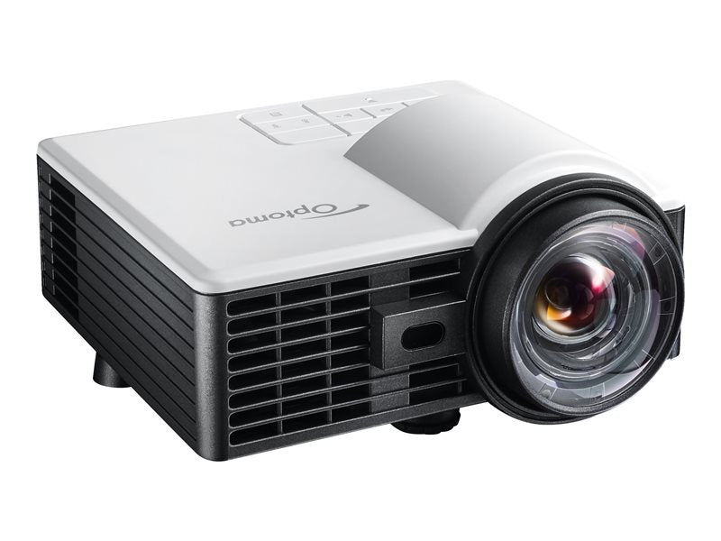 Optoma ML1050ST+ - DLP Projector - RGB LED - 3D - 1000 lumens - WXGA (1280 x 800) - 16:10 - 720p - Fixed Lens Short Throw Projection