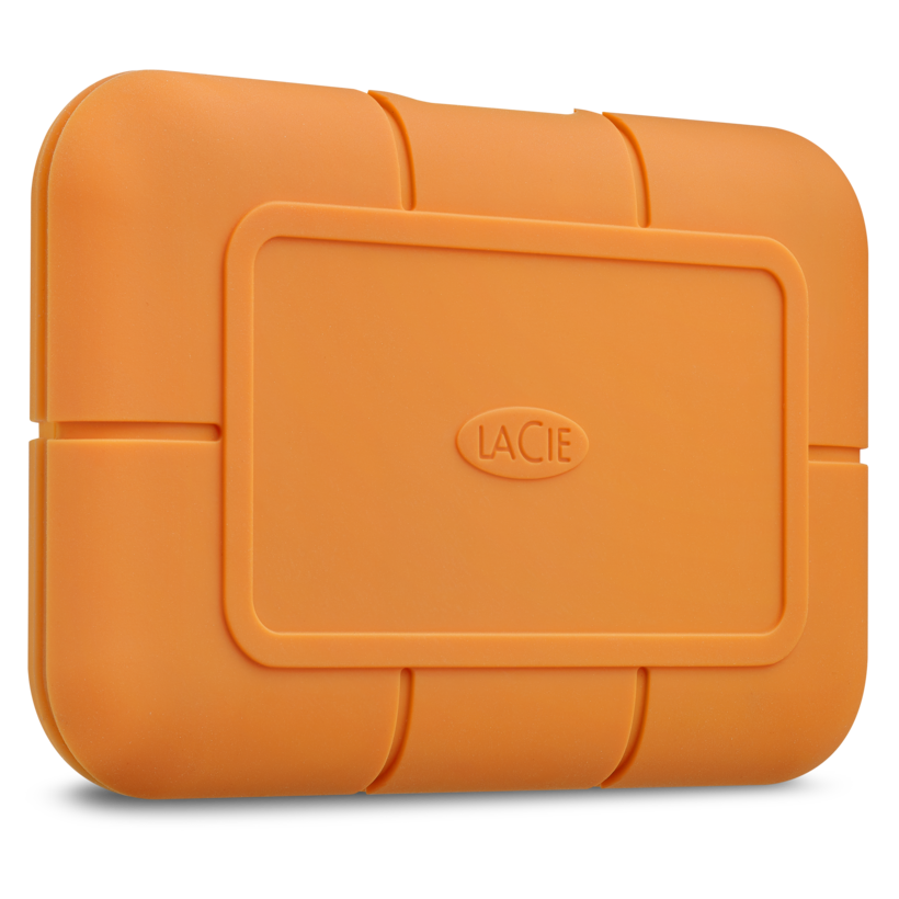 LaCie Rugged SSD STHR1000800 - SSD - encrypted - 1 TB - external (portable) - USB 3.1 Gen 2 / Thunderbolt 3 (USB C connector) - Self-Encrypting Drive (SED)